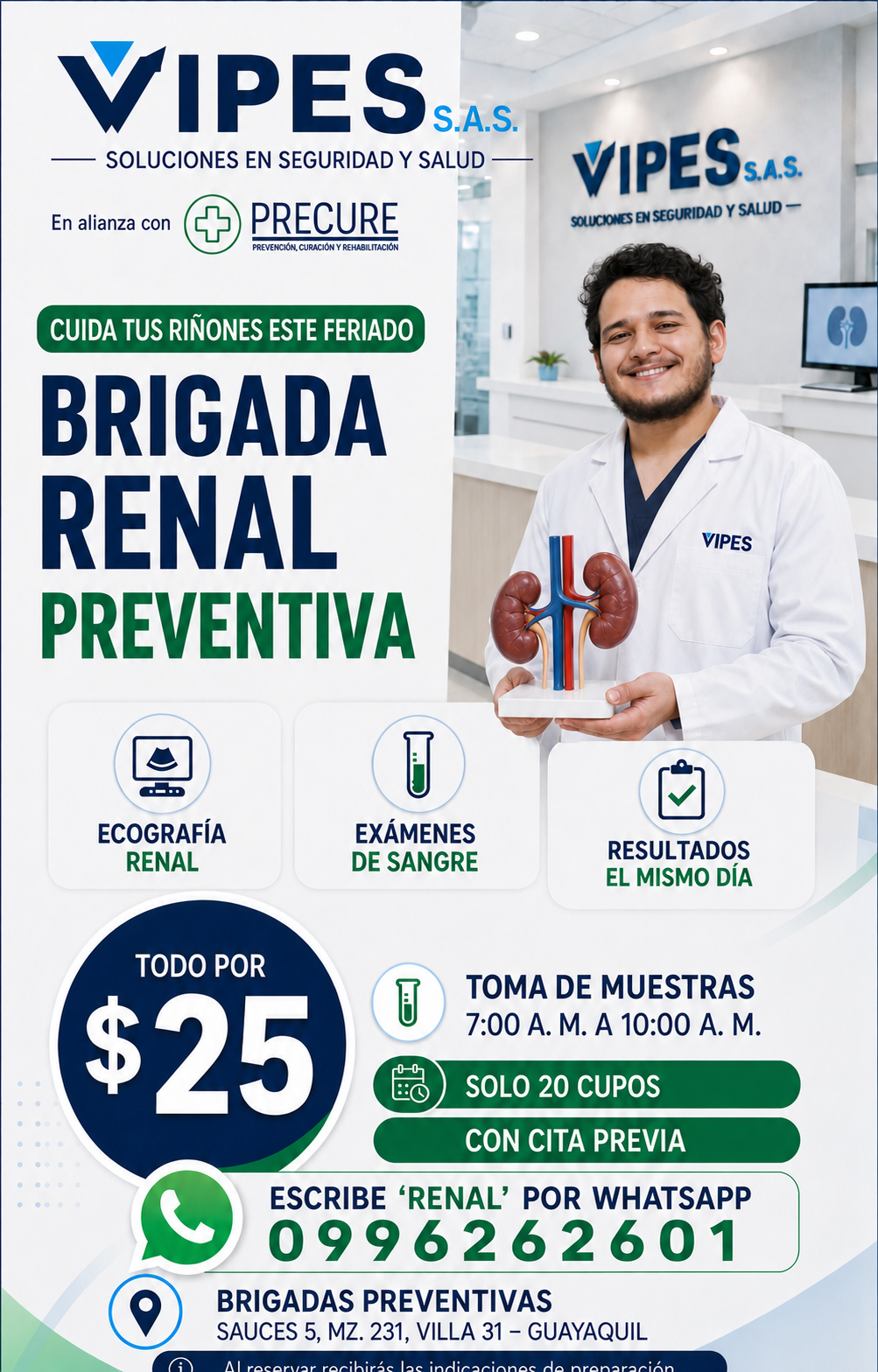 Campaña renal preventiva de VIPES