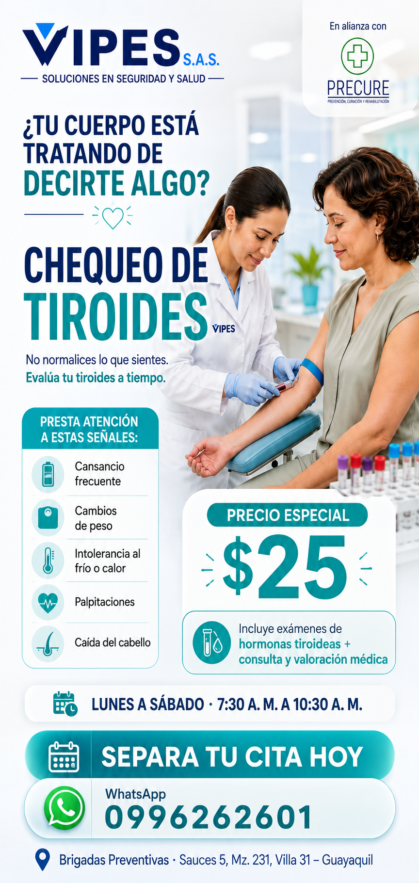 Campaña VIPES de chequeo de tiroides