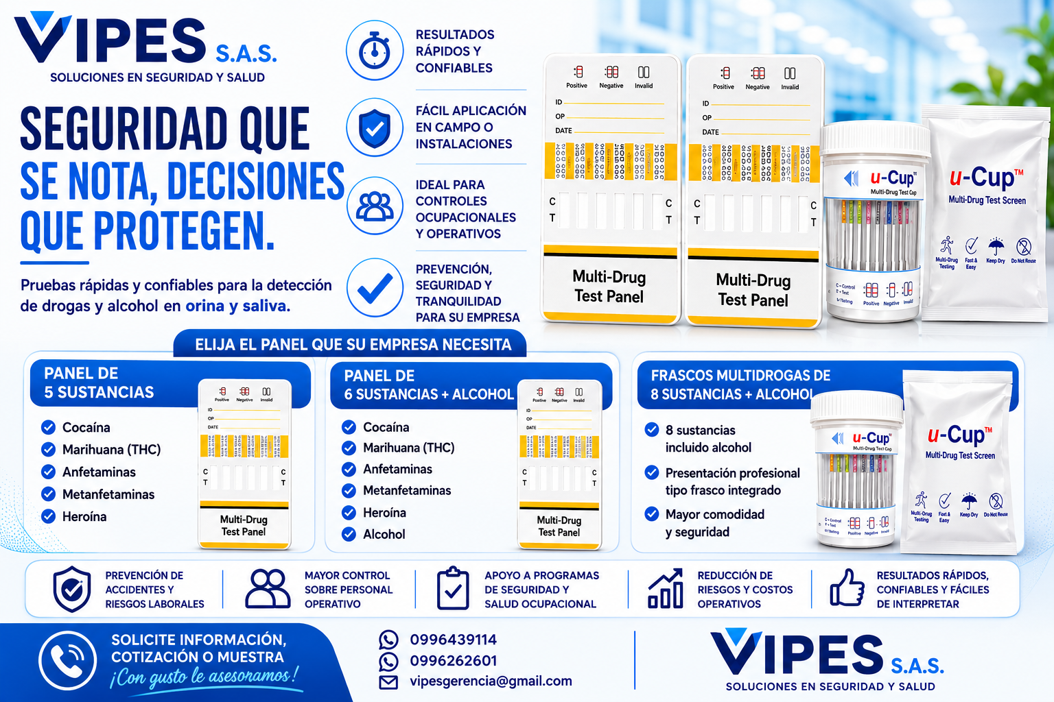 Pruebas antidoping multipanel VIPES