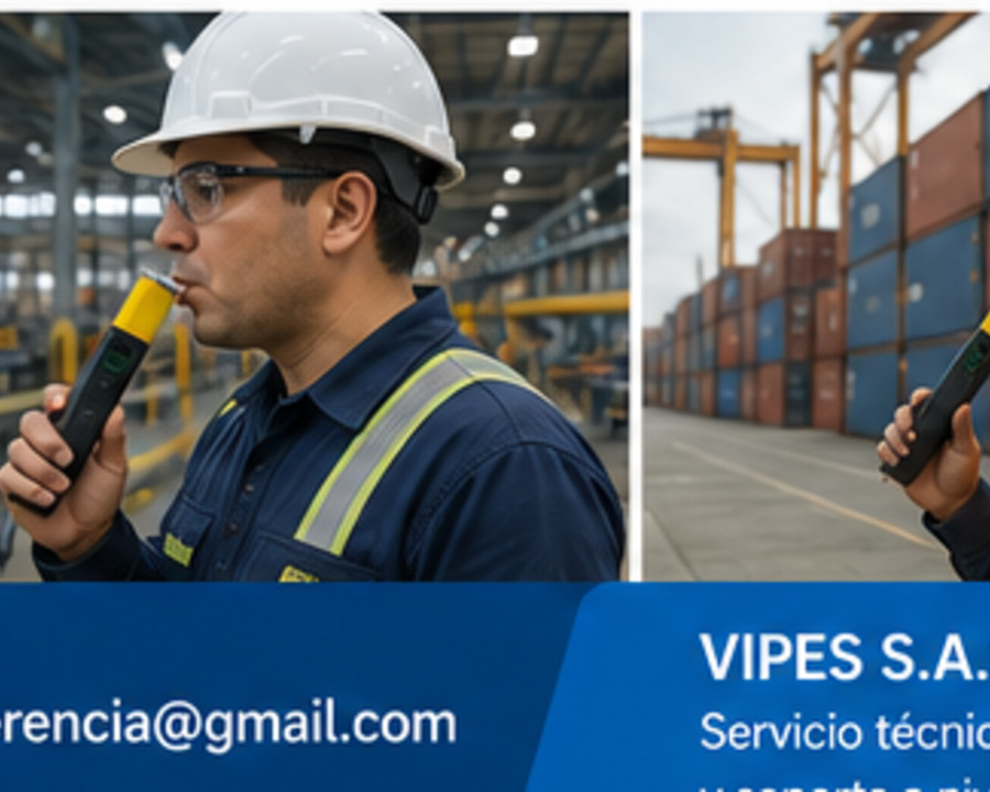 Soporte técnico para alcoholímetros profesionales